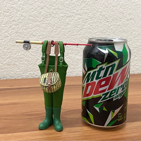 2019 HALLMARK Keepsake Wading For A Nibble Fishing Ornament - Picture 11 of 14